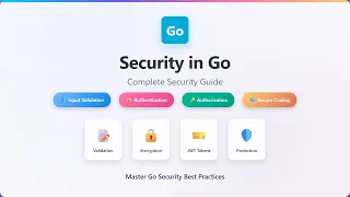 Go Security Complete Guide Input Validation Authentication Secure Coding Tutorial