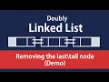Doubly Linked List Removing from Tail