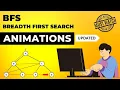 Breadth First Search BFS Animations Graph Traversal Data Structure Visual How