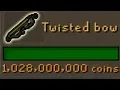 My 9 Month Journey is Over I Have Earned a Twisted Bow Flipping 1gp to Twisted Bow Finale OSRS