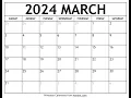 How to get free printable March 2024 calendar - Axnent