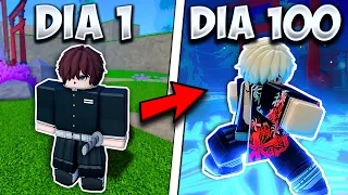 Passei 100 Dias no Project Slayers 2