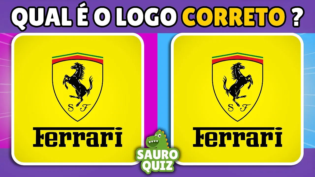 ????️ QUAL O LOGO CORRETO ? | Você consegue acertar todos ? #adivinheologo #quiz