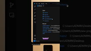 clone any project from GitHub to vscode