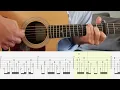 Love is All - The Tallest Man On Earth - Guitar Tutorial + TABS on screen