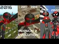 Evolution Of Stickman Rope Hero 2016 - 2022 Version 2