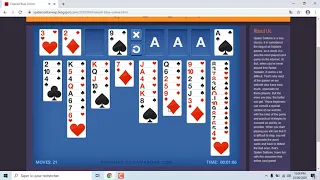 Freecell Blue Game Online in Browser