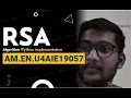 RSA Algorithm Implementation in Python AM EN U4AIE19057