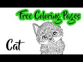 Free Cats Coloring Pages