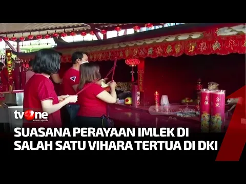 Perayaan Imlek di Vihara Dharma Bhakti Berjalan Khidmat dan Sesuai Prokes