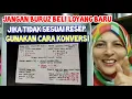 Cara Menghitung Jumlah Adonan Kue Jika Tidak Sesuai Loyang Resep Asli (Rumus Konversi Loyang Kotak)