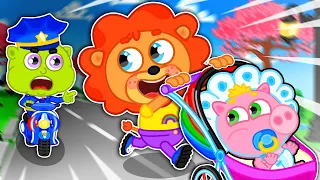 Pequeño Leon | Atrapando al criminal | Dibujos animados | Video Para Niños