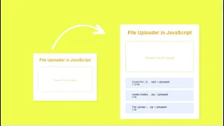 File Upload with Progress Bar in HTML CSS JavaScript