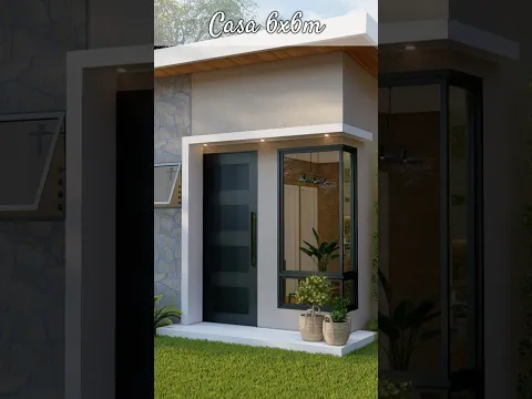 Solo 36m2 tiene ésta hermosa casa 😍