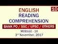 Reading Comprehension - Module