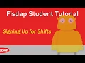 Fisdap Student Tutorial Signing Up for Shifts