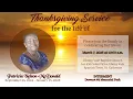 Thanksgiving Service for the Life of Patricia Nelson-McDonald