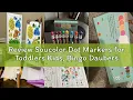 Review Soucolor Dot Markers for Toddlers Kids Bingo Daubers Washable Art Markers 8 Colors Toddler
