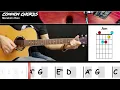 Mandolin Rain - Bruce Hornsby | EASY GUITAR LESSON | Scrolling Chords & Lyrics