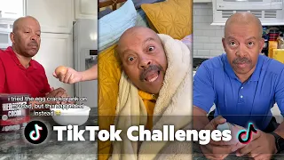 Dad vs. TikTok Challenges [Mia Finney Compilation]