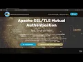 Apache HTTP 2 4 - Docker image for Mutual Authentication