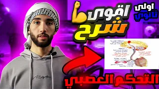 مراجعة علوم طبيعية 1 ثانوي علمي الفصل الثالث وحدة التحكم العصبي 