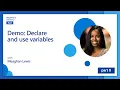 Demo Declare and use variables 8 of 35 Rust for Beginners
