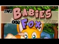 Two babies one fox