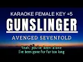 Download Lagu Gunslinger - Avenged Sevendfold (Karaoke Female Key Nada Wanita +5 G)