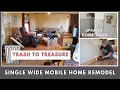 We bought an old 1988 single wide mobile home for 1 000 remodel on a budget UPDATED HOME TOUR