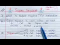 Super Keyword in Java Learn Coding