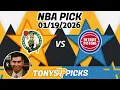 Boston Celtics vs Detroit Pistons Pick 26 NBA Pick Prediction