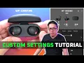 Sony WF-1000XM5 Best Custom Settings TUTORIAL