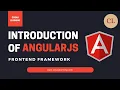 Introduction of AngularJS Frontend Framework About AngularJS