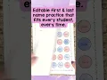 Editable Name Tracing Worksheets Type a Name Print in Seconds Preschool Kindergarten