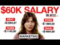 What My 60k Salary ACTUALLY Looks Like in NYC Marketing