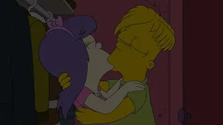 Bart Simpson Kisses Sherri Mackleberry The Simpsons 