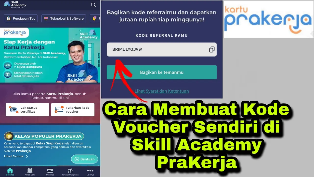 Cara Menukarkan Kode Voucher Pelatihan Tokopedia Di Rumah Siap Kerja