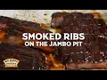 Smoking Ribs on the Jambo Pit