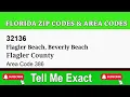Beverly Beach Flager Beach ZIP Code and Area Code