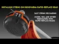 How to Replace Trimmer Line on Husqvarna 130L Rapid Replace Head - FAST EASY