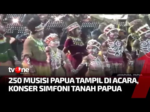 Kolaborasi 250 Seniman Meriahkan Konser Simfoni Tanah Papua