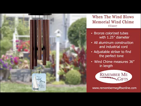 When the Wind Blows® Bronze Wind Chime - CC2007