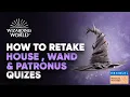 Wizarding World Account reset to to retake house and patronus quizzes Hogwarts Legacy