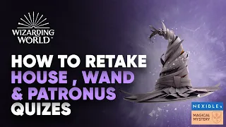 Wizarding World Account reset to to retake house and patronus quizzes Hogwarts Legacy