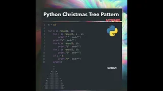 Python Christmas Tree Pattern - HTPMR High