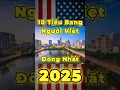 Download Lagu 10 Tiểu Bang Người Việt Đông Nhất 2025 - [Cuộc Sống Ở Mỹ]