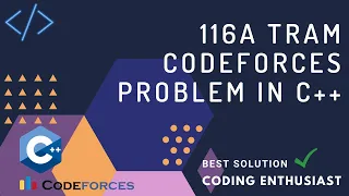 116A Tram codeforces problem in c