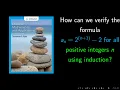 5 7 41 Verifying the Explicit Formula for the Recursive Sequence Using Mathematical Induction