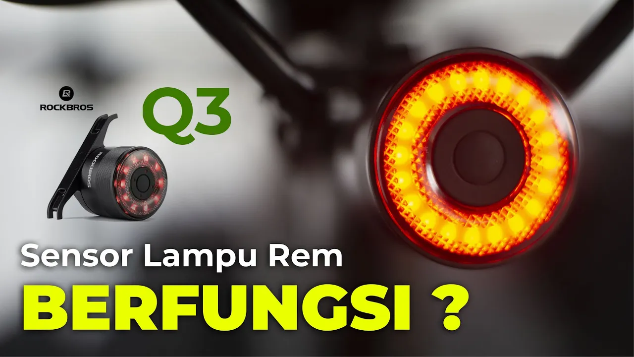 unboxing review cara pasang (lampu belakang sepeda) mtb